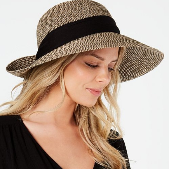 sun hat with scarf tie